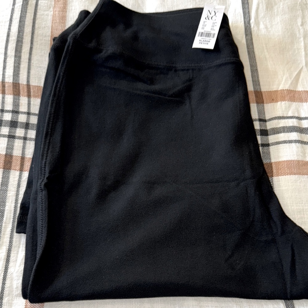 NY&C Black Leggings - XL Petite